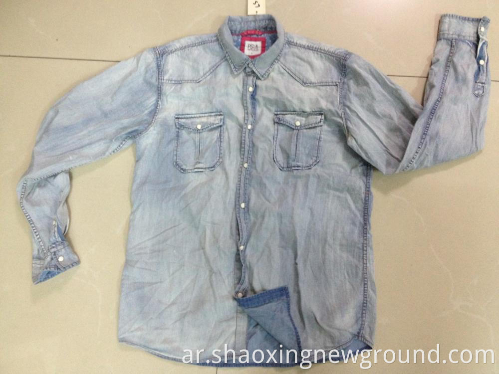 custom cotton DENIM shirt